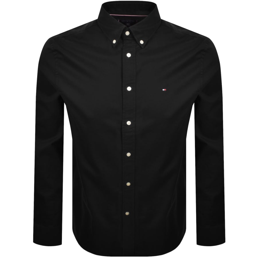 Image number 1 for Tommy Hilfiger Flannel Shirt Black