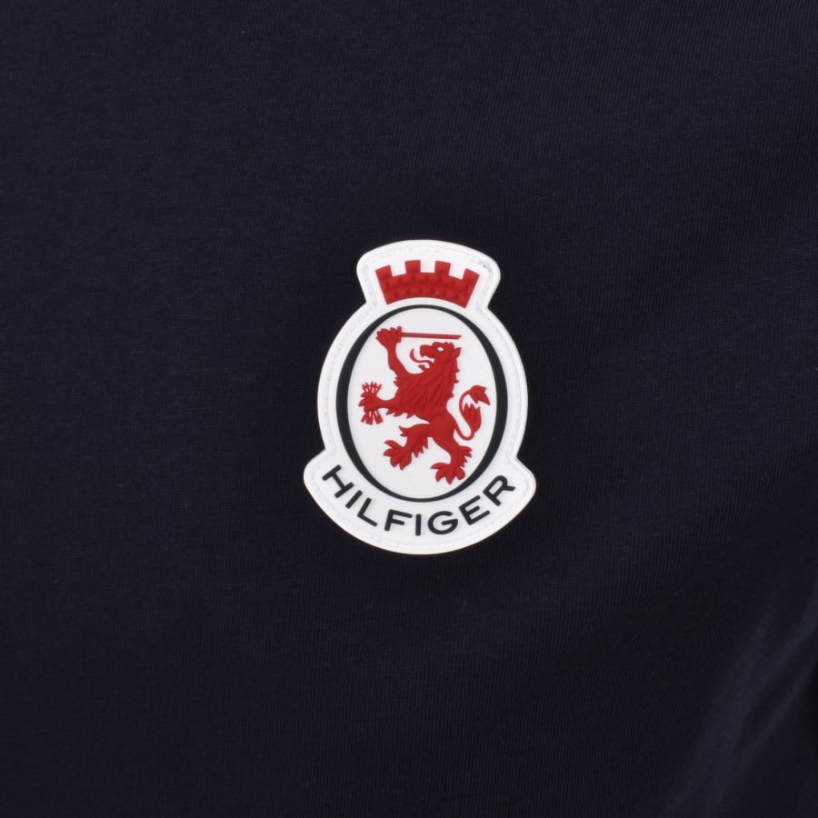 Image number 3 for Tommy Hilfiger Crest T Shirt Desert Sky Navy