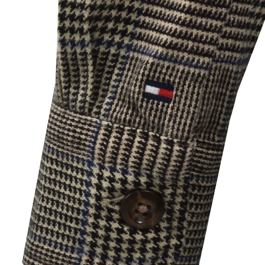 Image number 3 for Tommy Hilfiger Flannel Shirt Beige