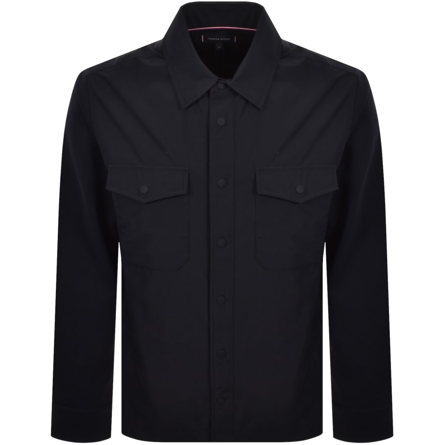 Image number 1 for Tommy Hilfiger Intechno Overshirt Navy