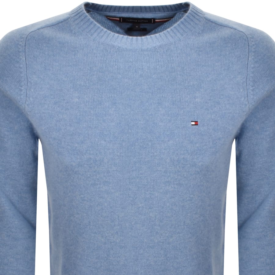 Image number 2 for Tommy Hilfiger Lambswool Knit Jumper Blue