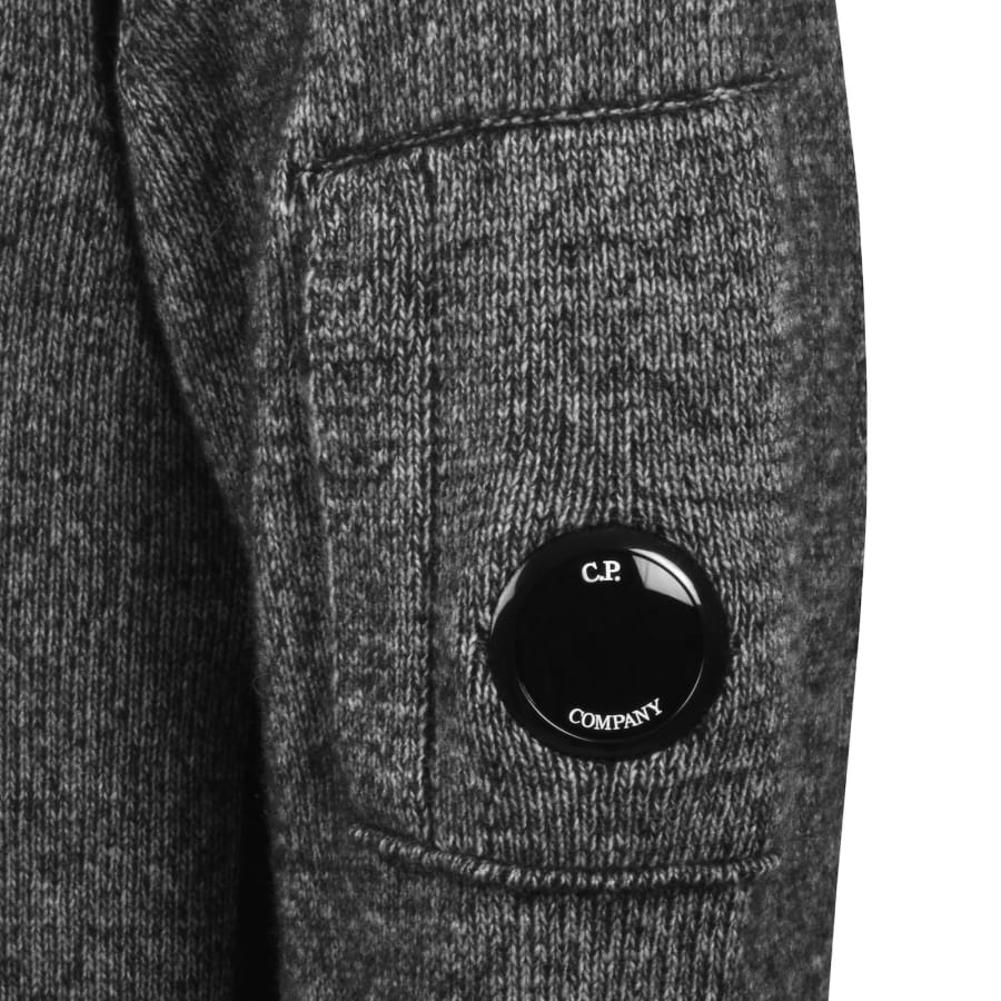 Image number 4 for CP Company Knit Crew Neck Jumper Grey