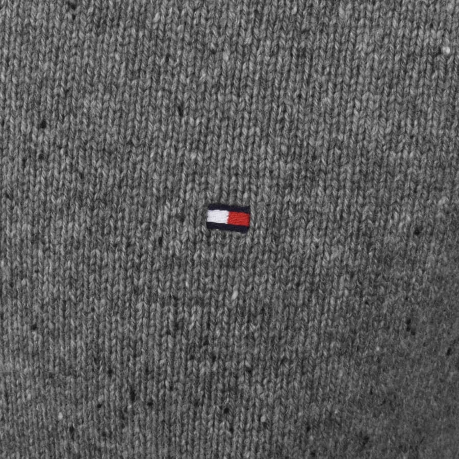 Image number 3 for Tommy Hilfiger Lambswool Blend Jumper Grey