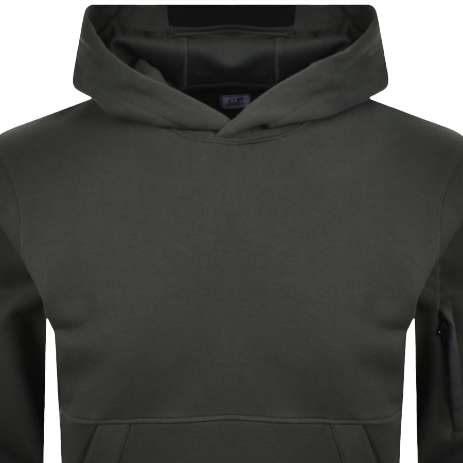 Image number 3 for CP Company Diagonal Raised Hoodie Grey