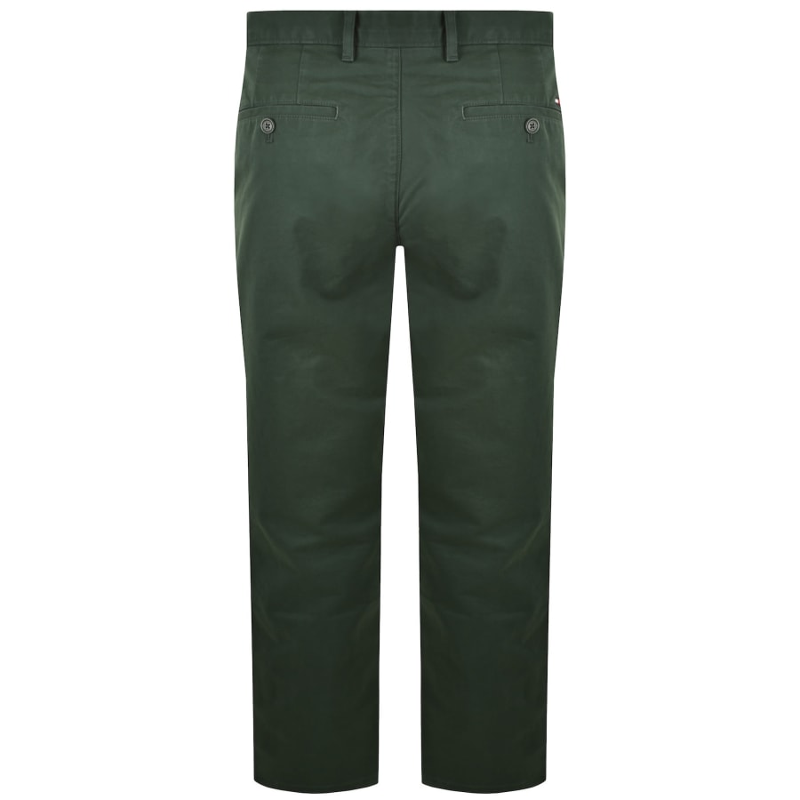 Image number 2 for Tommy Hilfiger Core Denton Twill Trousers Green