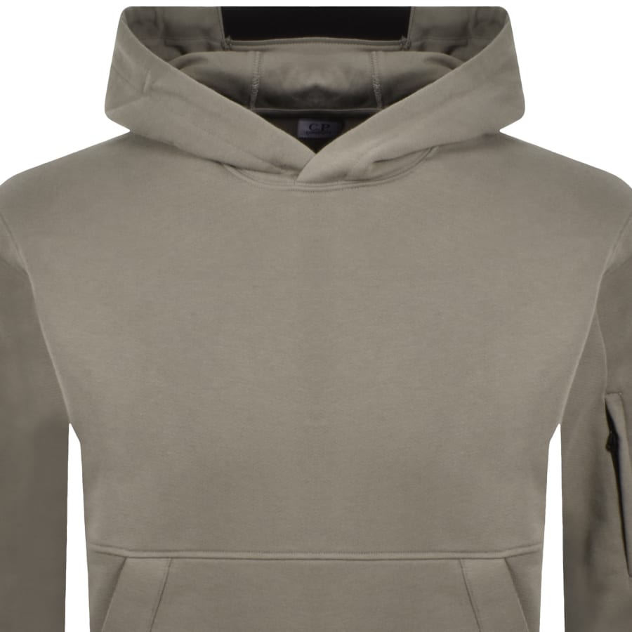Image number 3 for CP Company Diagonal Raised Hoodie Grey