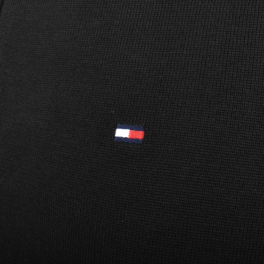 Image number 3 for Tommy Hilfiger Quarter Zip Jumper Black