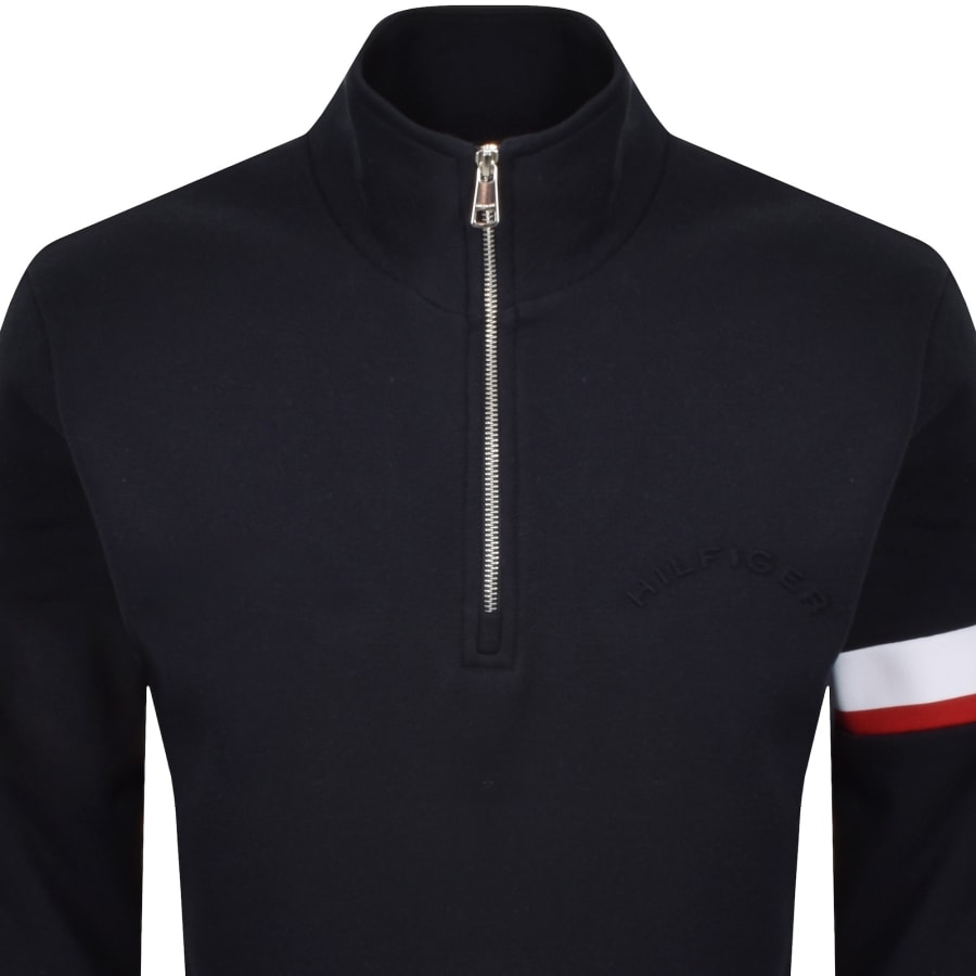 Image number 2 for Tommy Hilfiger Insert Sweatshirt Navy