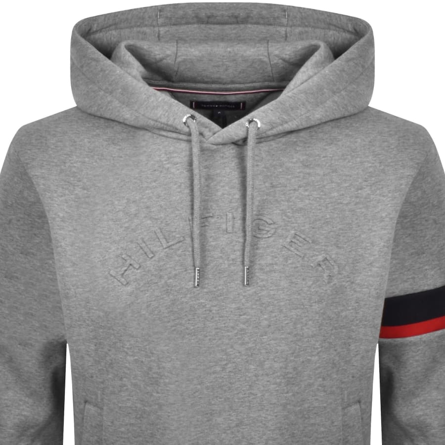 Image number 2 for Tommy Hilfiger Insert Hoodie Grey