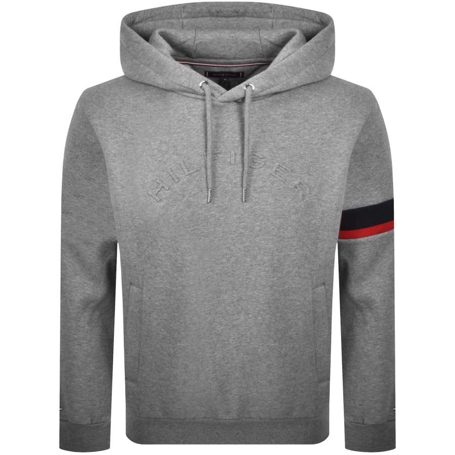 Image number 1 for Tommy Hilfiger Insert Hoodie Grey