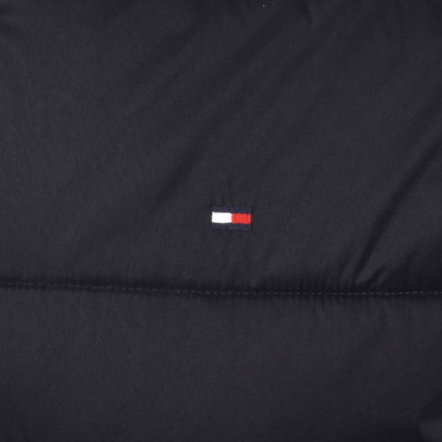 Image number 3 for Tommy Hilfiger Mid Weight Hooded Jacket Navy