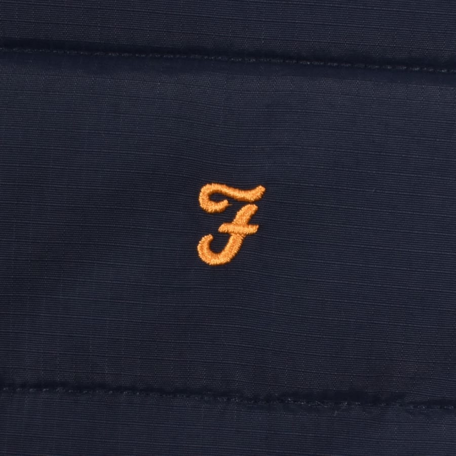 Image number 3 for Farah Kennedy Padded Jacket Yale Blue