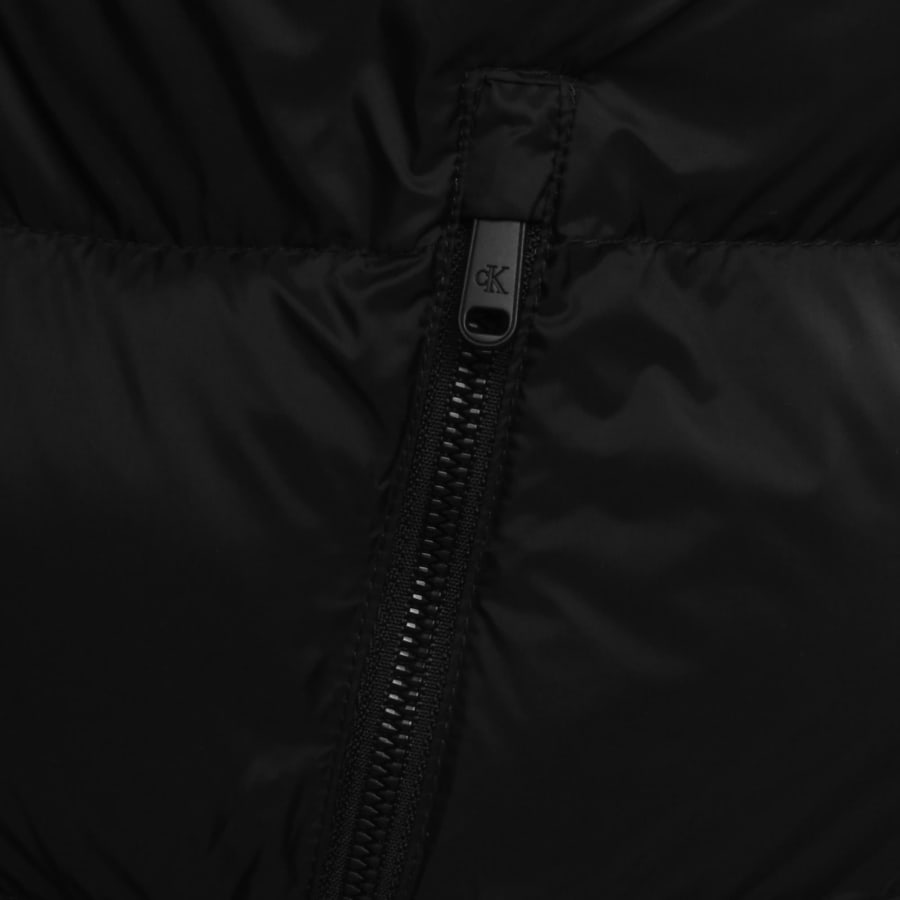 Image number 5 for Calvin Klein Jeans Logo Puffer Jacket Black