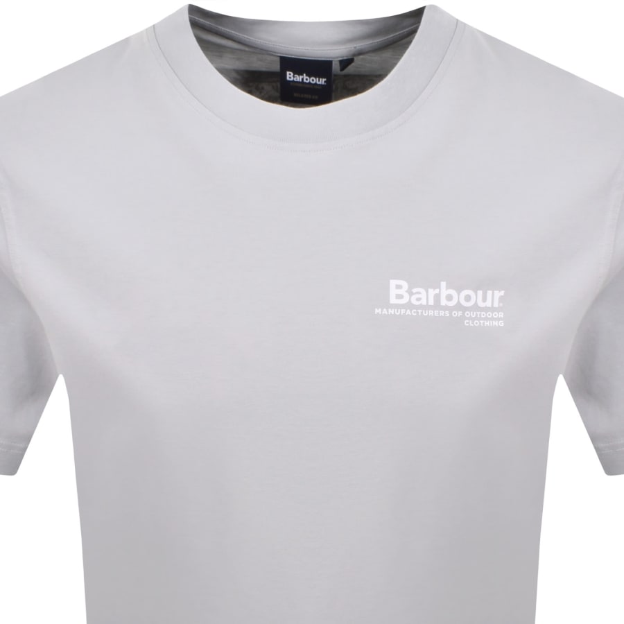 Image number 3 for Barbour Windfell Graphic T Shirt Blue