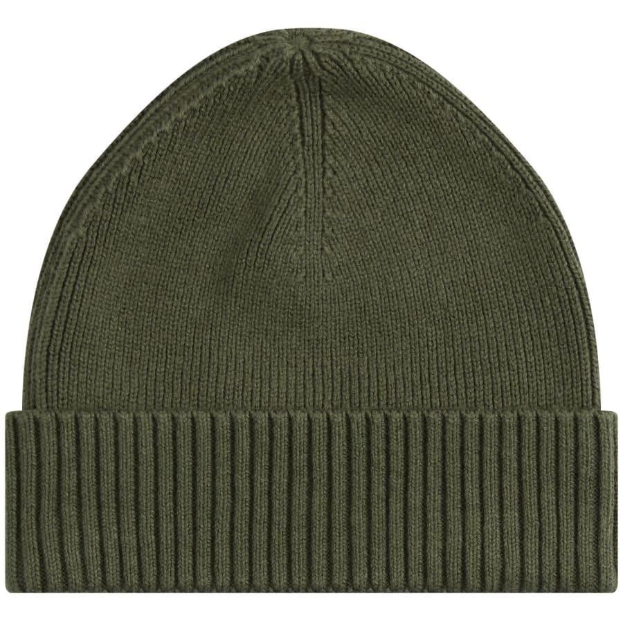 Image number 2 for Tommy Hilfiger Flag Beanie Hat Green