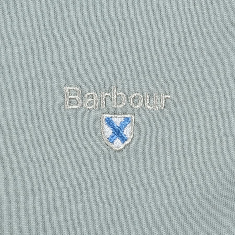 Image number 3 for Barbour Tartan Sport T Shirt Slate Blue