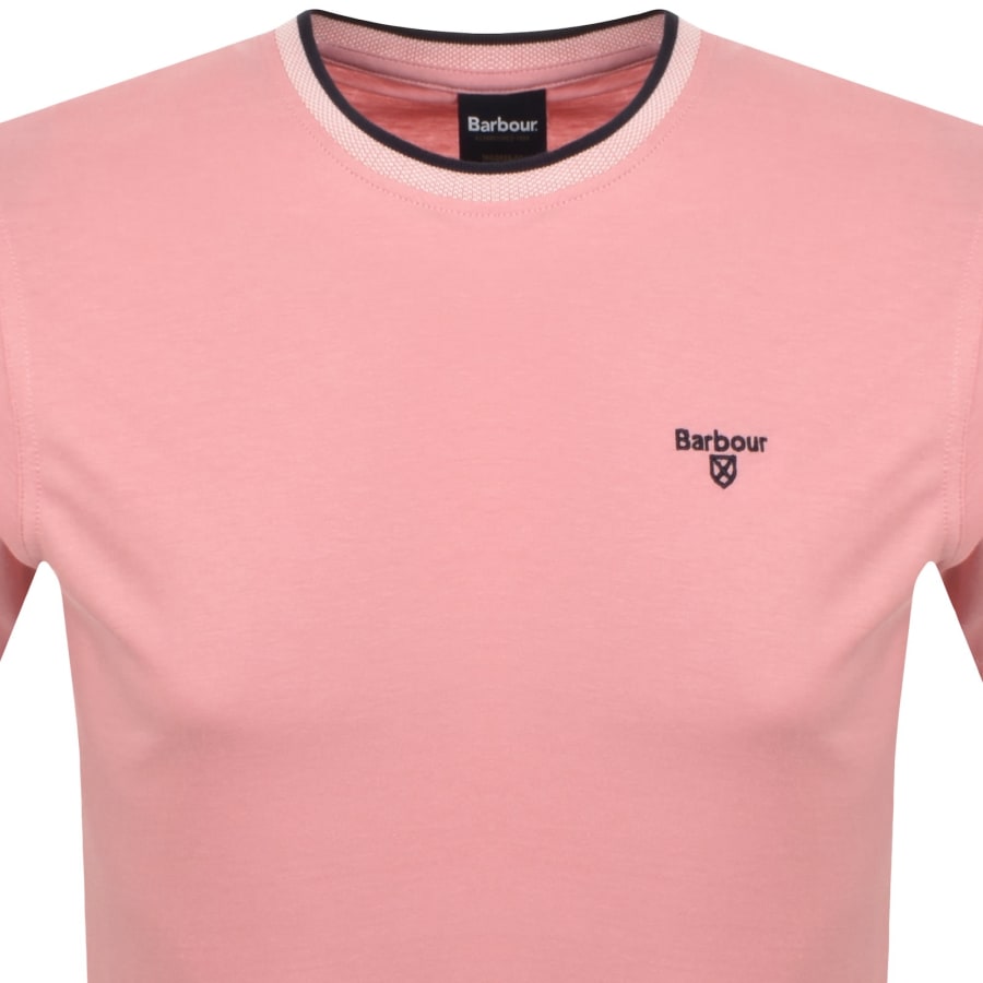 Image number 2 for Barbour Cornsay Tailored Fit T Shirt Pink