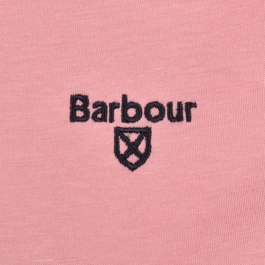 Image number 3 for Barbour Cornsay Tailored Fit T Shirt Pink