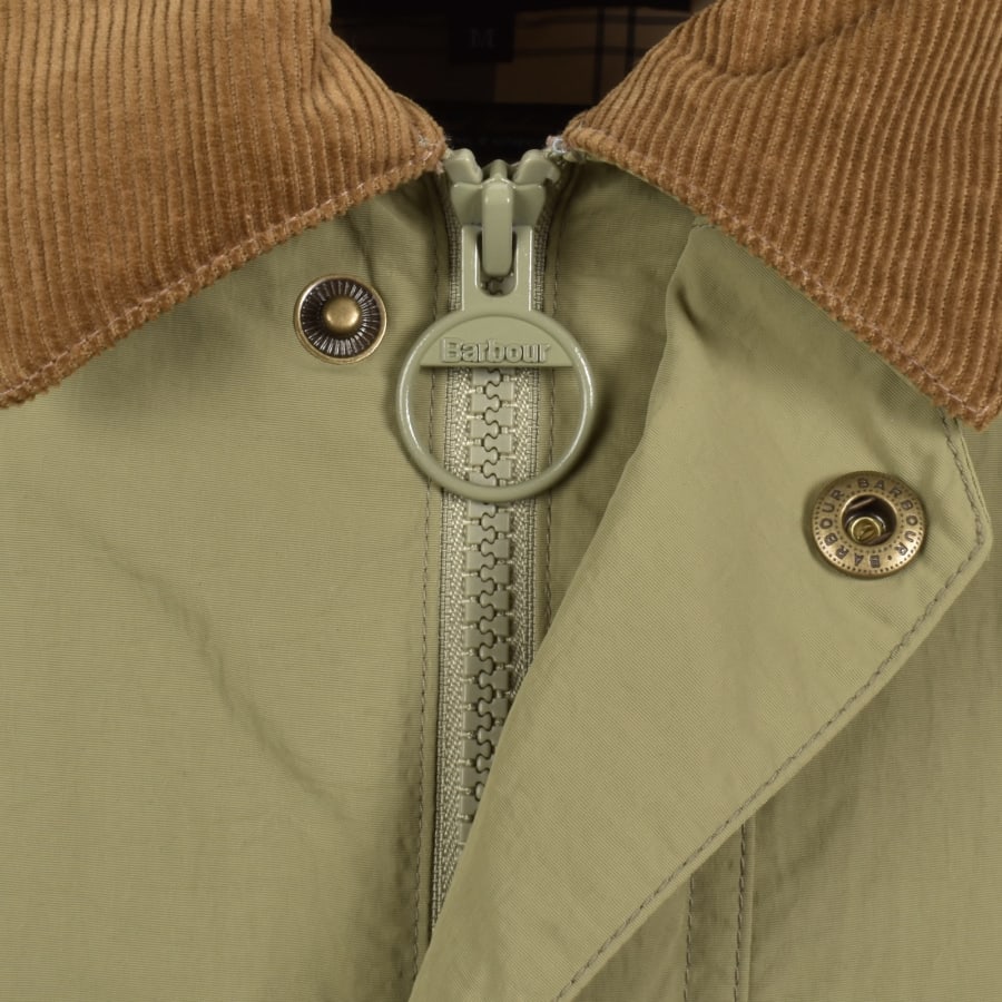 Image number 5 for Barbour Modified Solway Showerproof Jacket Green