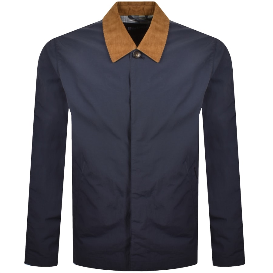 Image number 1 for Barbour Short Rokig Showerproof Jacket Navy