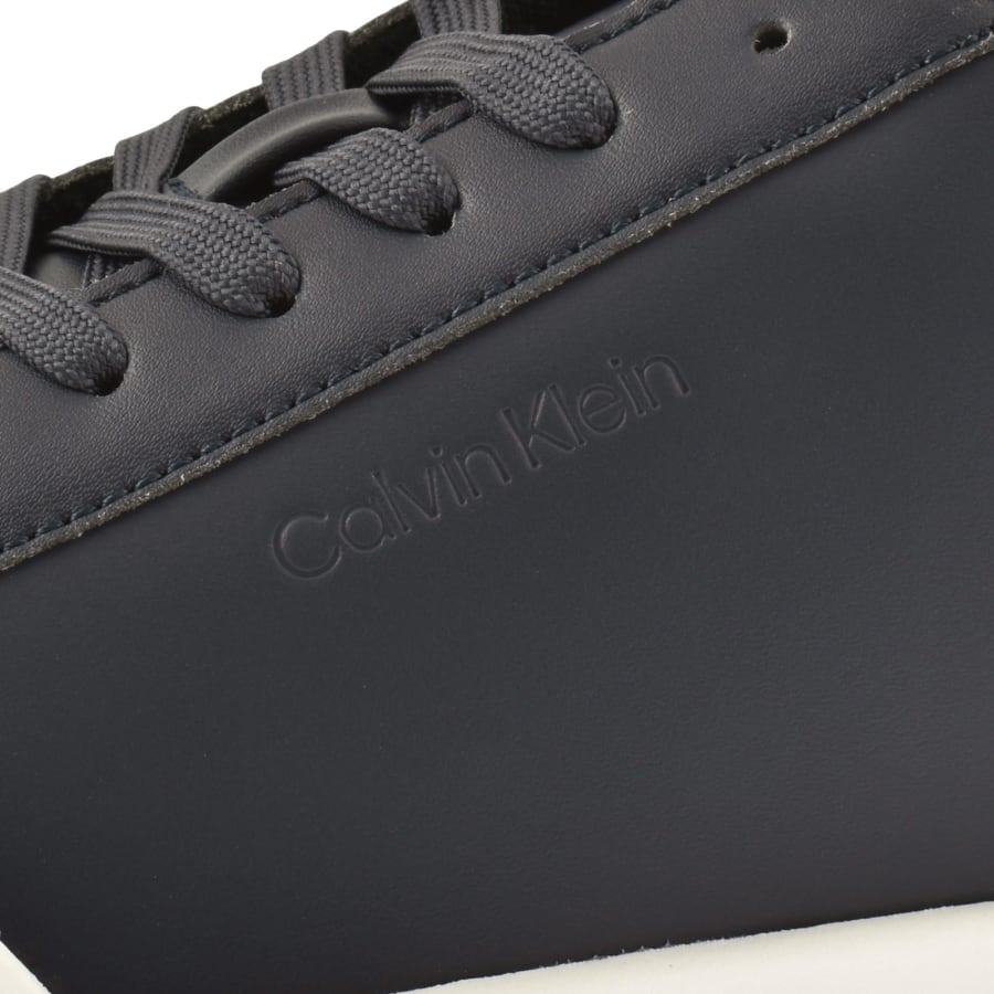 Image number 4 for Calvin Klein Chunky Cupsole Trainers Navy