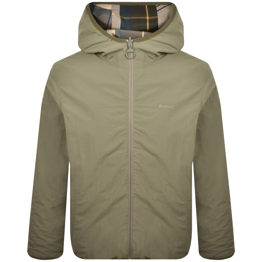 Image number 2 for Barbour Reversible Kemble Showerproof Jacket Green