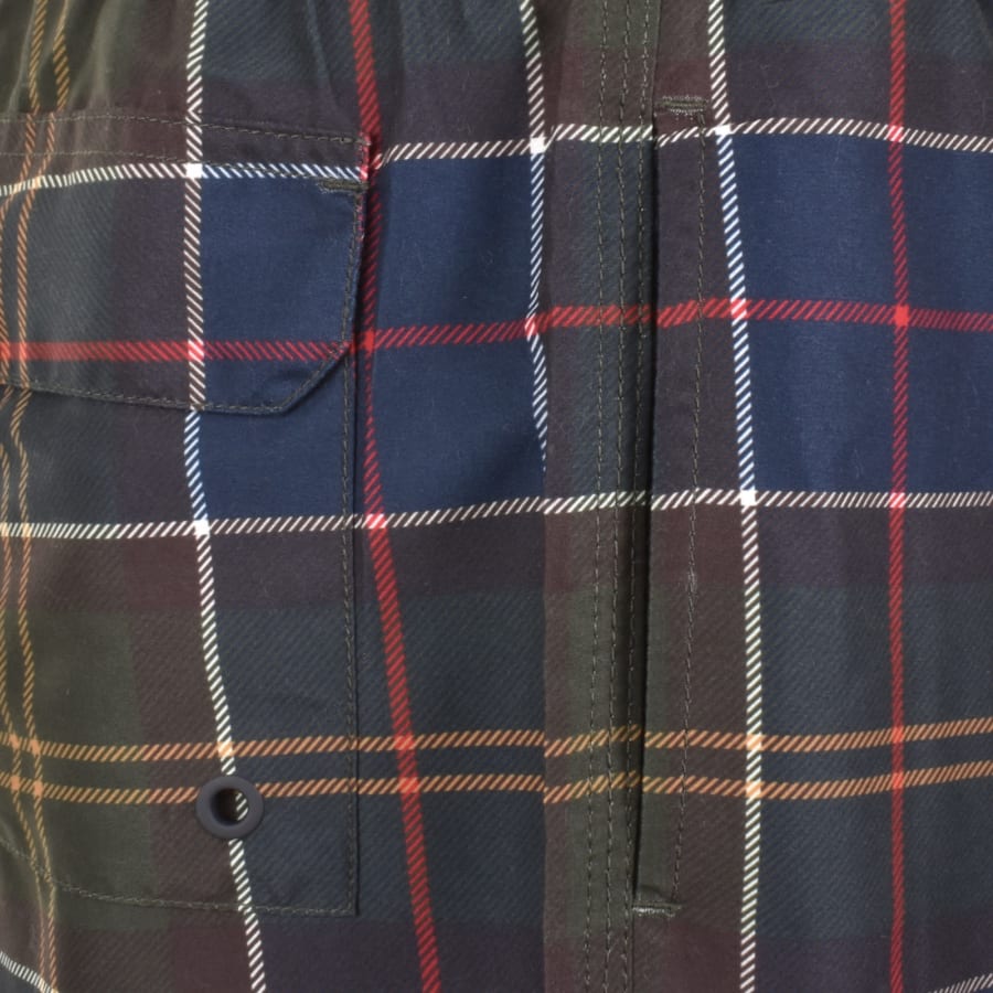 Image number 4 for Barbour Staple Tartan Swim Shorts Navy