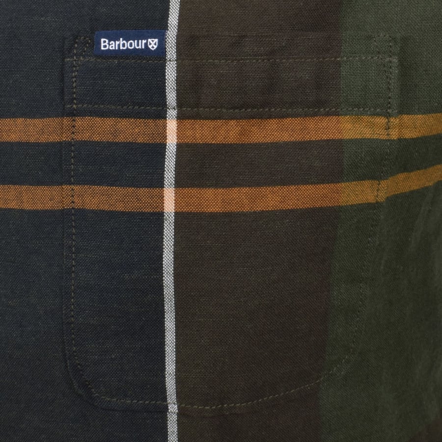 Image number 3 for Barbour Douglas Short Sleeved Shirt Green