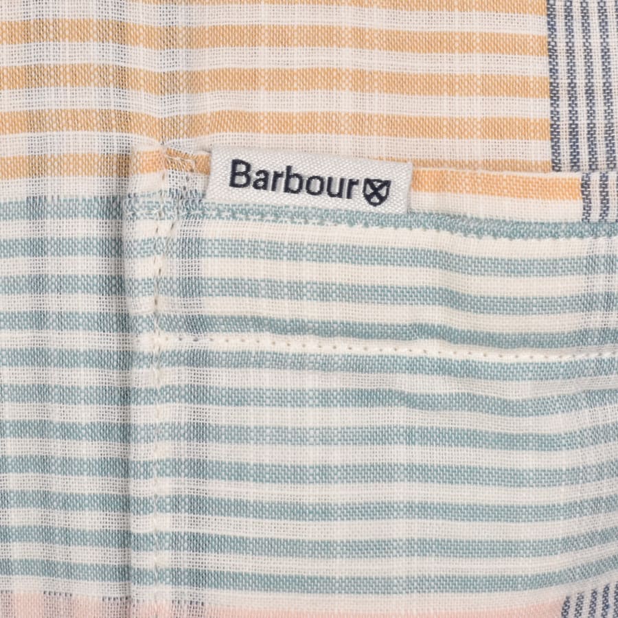 Image number 4 for Barbour Oakshore Short Sleeve Shirt Red