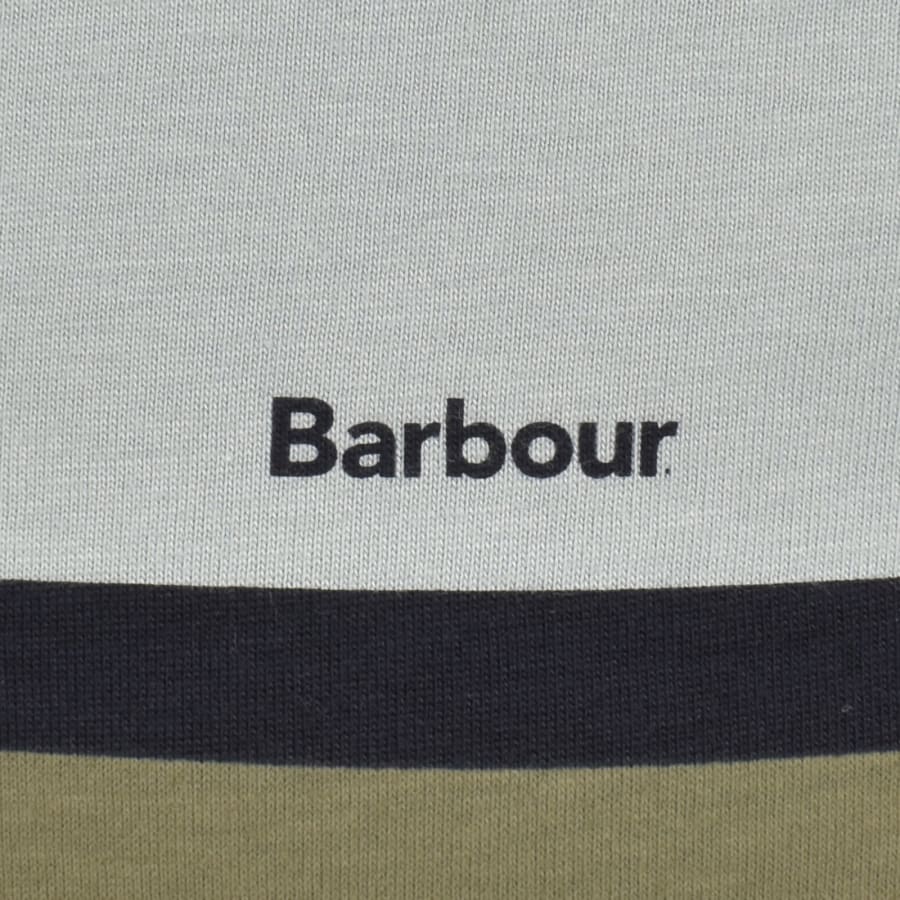 Image number 3 for Barbour Newsham Striped T Shirt Blue