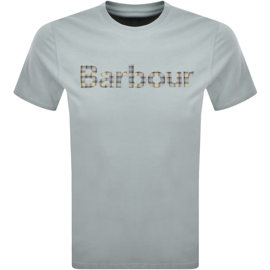 Image number 1 for Barbour Kilnwick T Shirt Slate Blue