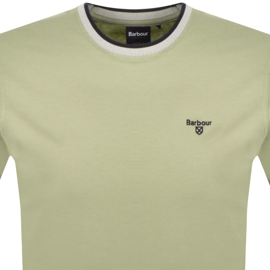 Image number 2 for Barbour Cornsay Tailored Fit T Shirt Green