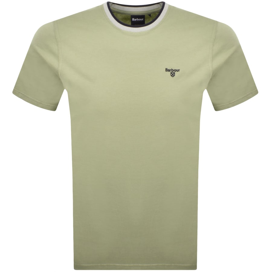 Image number 1 for Barbour Cornsay Tailored Fit T Shirt Green
