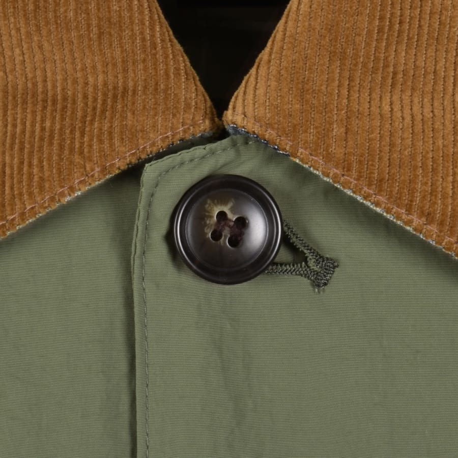 Image number 4 for Barbour Short Rokig Showerproof Jacket Green
