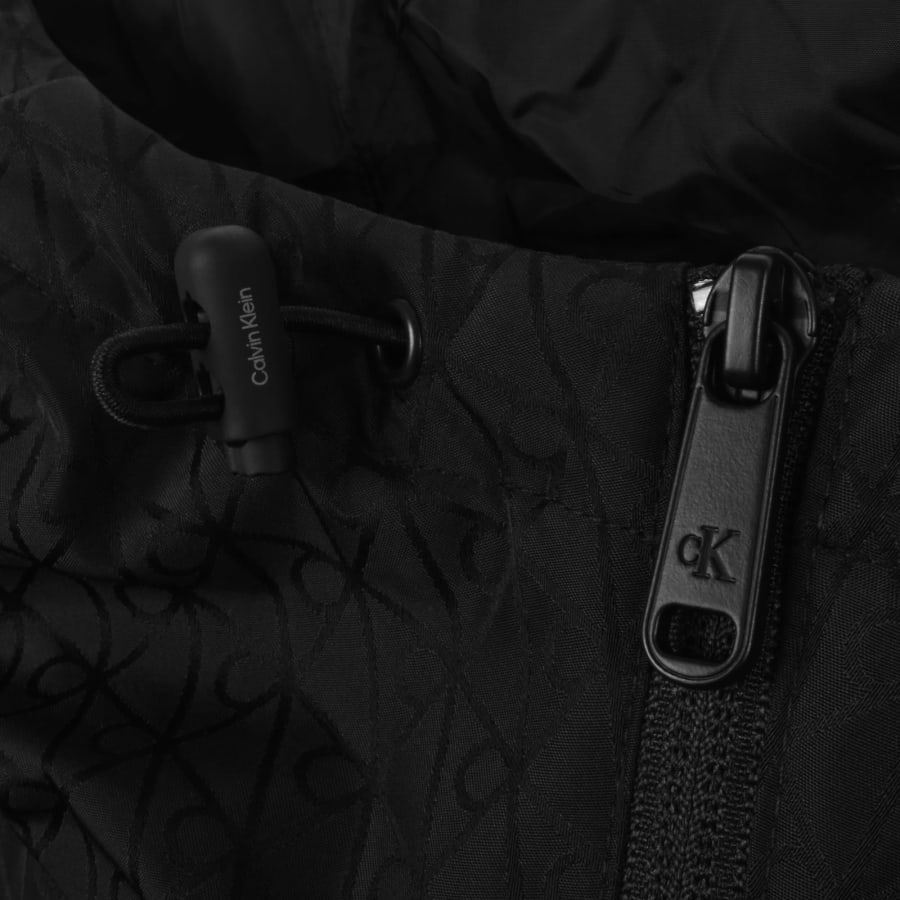 Image number 3 for Calvin Klein Jeans Windbreaker Jacket Black