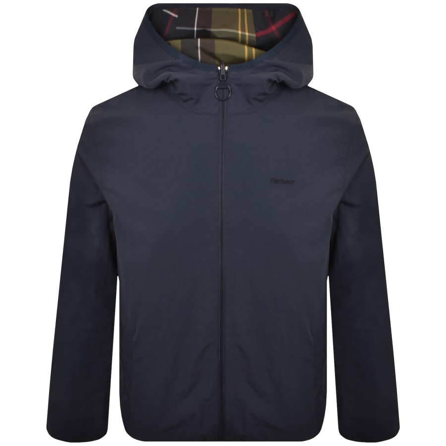 Image number 2 for Barbour Reversible Kemble Showerproof Jacket Navy