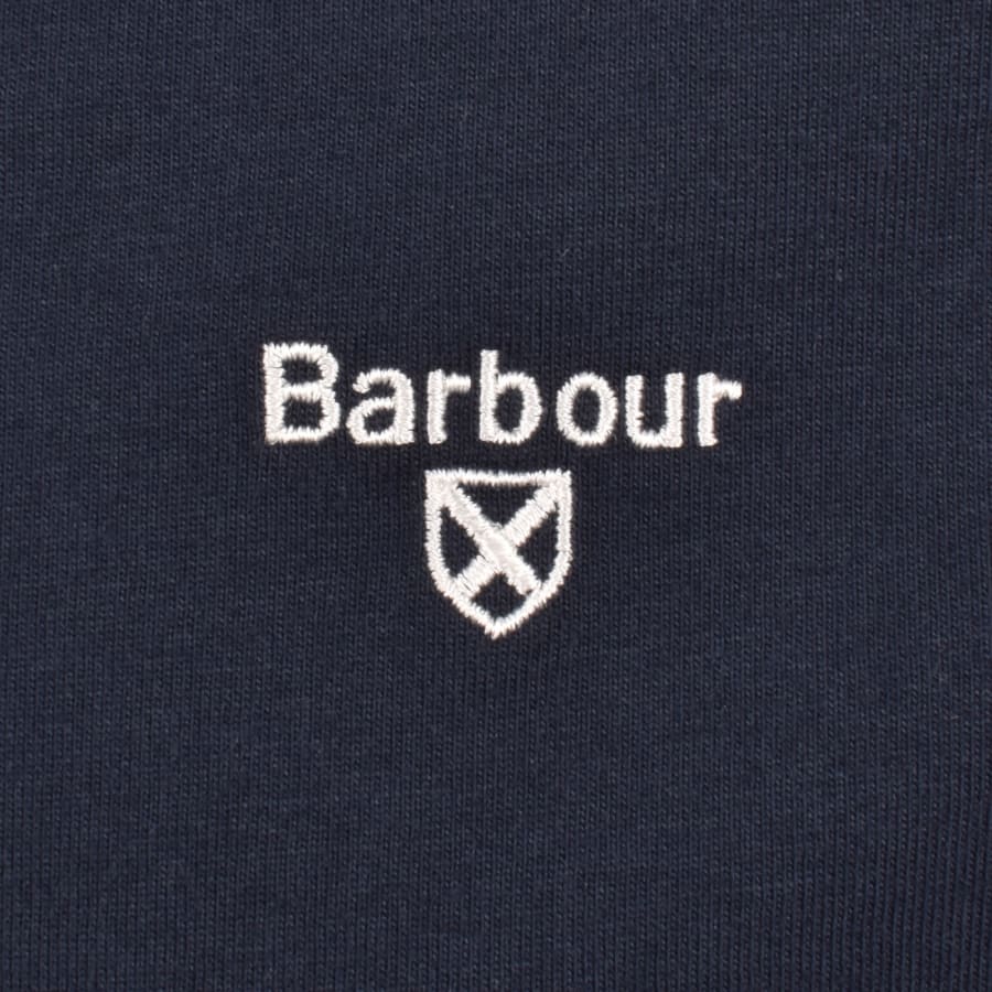 Image number 3 for Barbour Callington Tailored Fit Polo T Shirt Navy