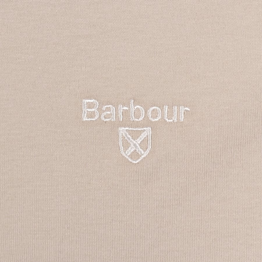 Image number 3 for Barbour Callington Tailored Fit Polo T Shirt Beige