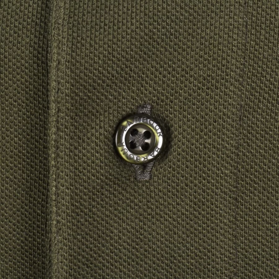 Image number 4 for Barbour Original Sports Polo T Shirt Uniform Green