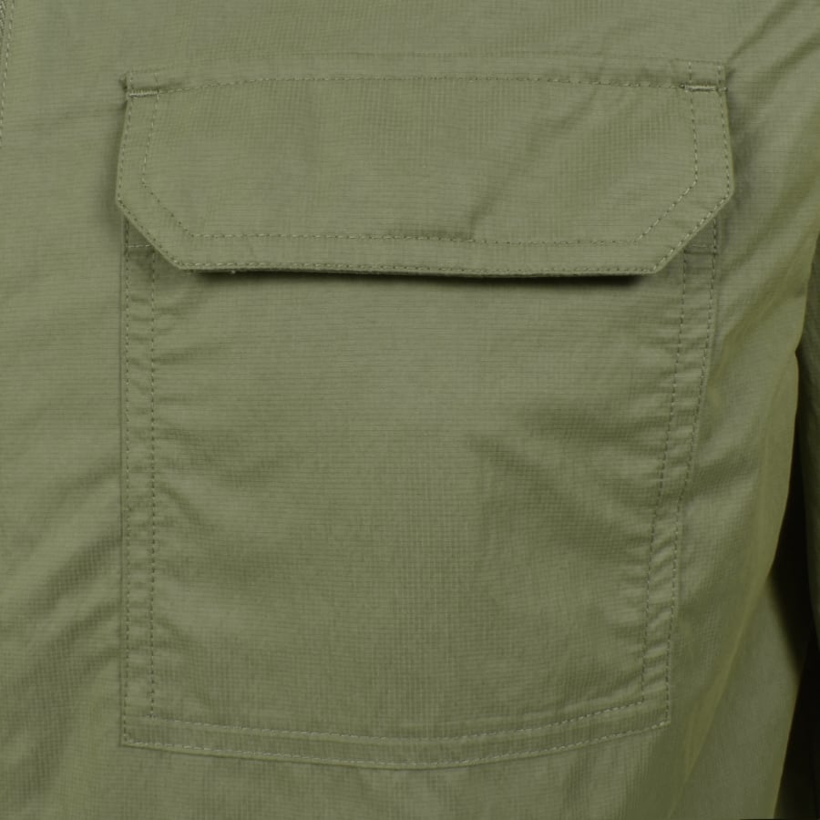 Image number 3 for Barbour International Warren Overshirt Green
