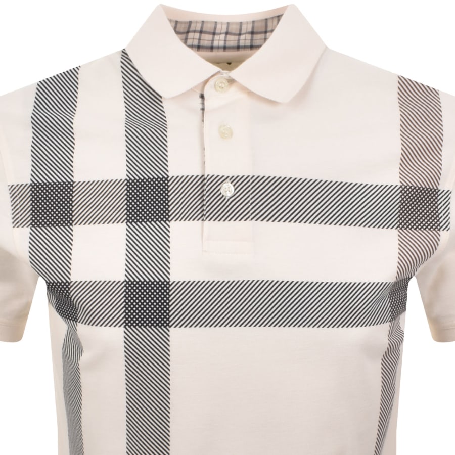 Image number 2 for Barbour Blaine Polo T Shirt Cream