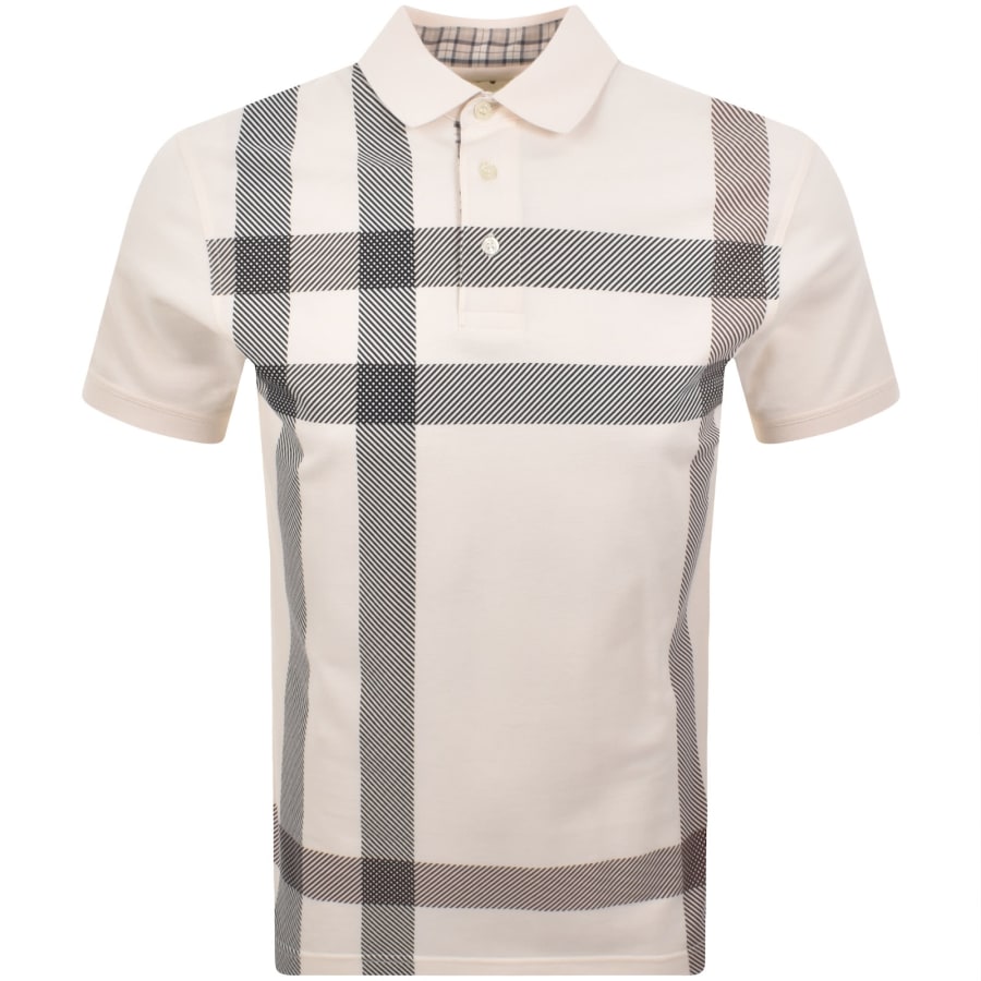 Image number 1 for Barbour Blaine Polo T Shirt Cream