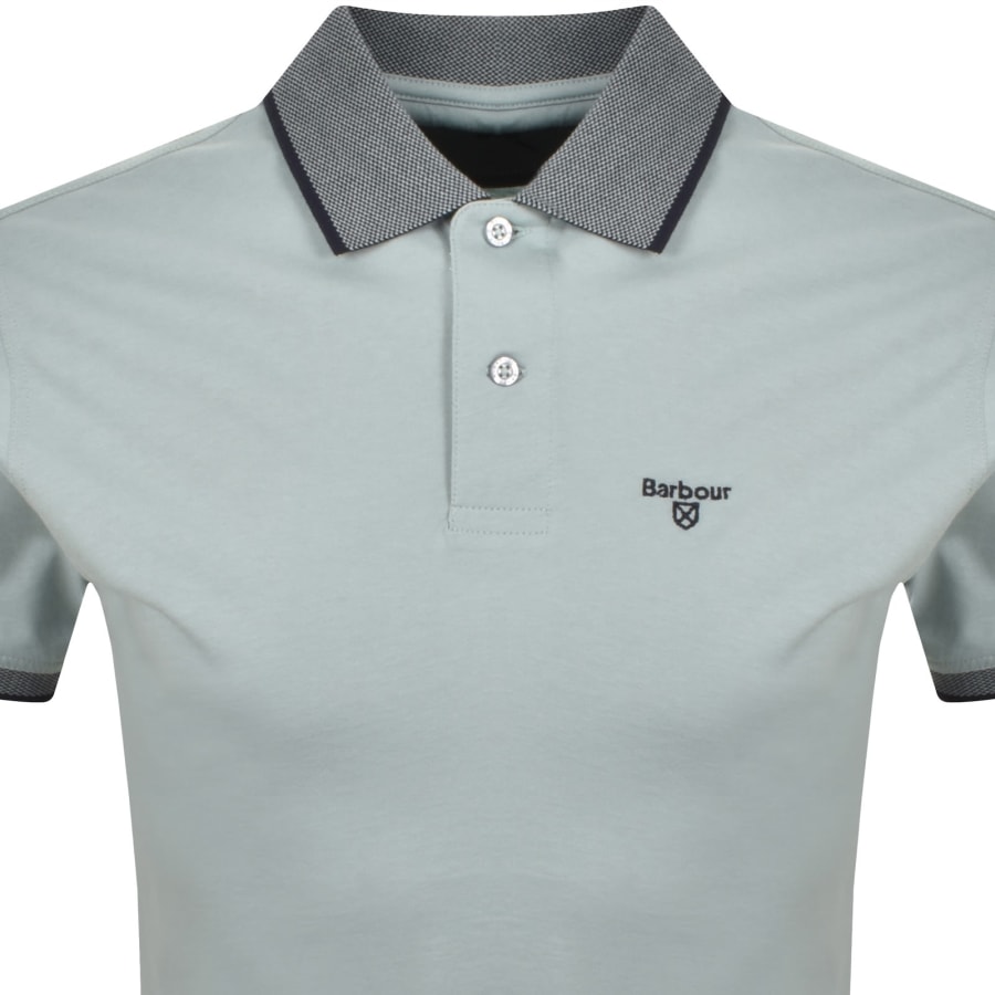 Image number 2 for Barbour Cornsay Polo T Shirt Slate Blue