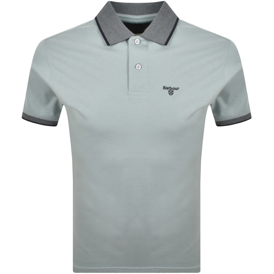 Image number 1 for Barbour Cornsay Polo T Shirt Slate Blue
