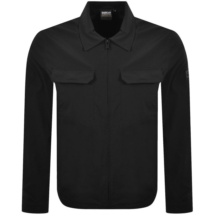 Image number 1 for Barbour International Tucson Overshirt Black