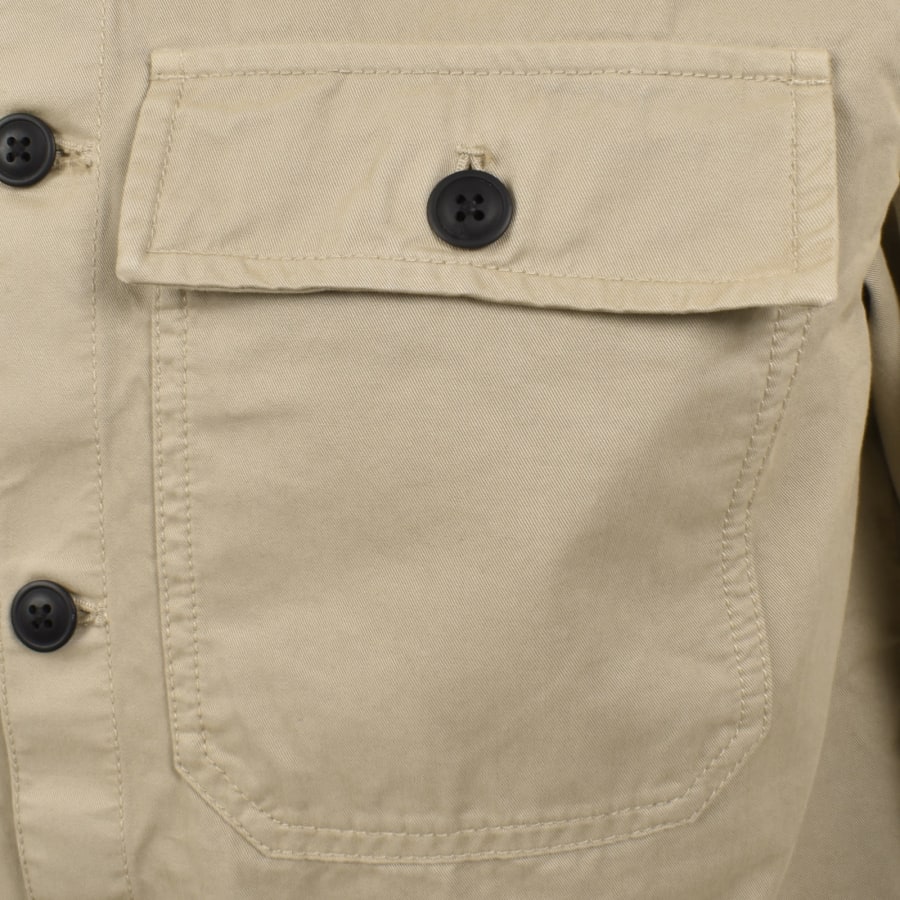 Image number 3 for Barbour International Arlo Overshirt Beige