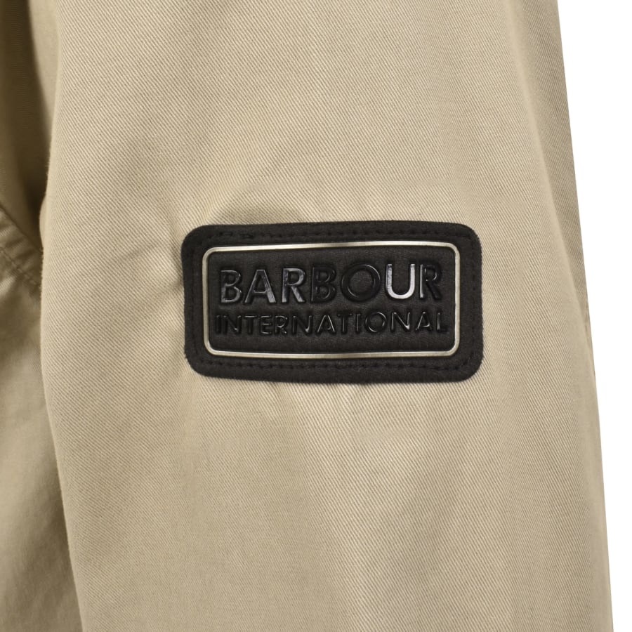 Image number 4 for Barbour International Arlo Overshirt Beige