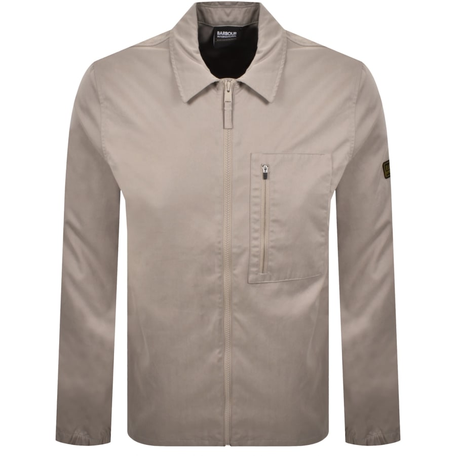 Image number 1 for Barbour International Coil Overshirt Grey