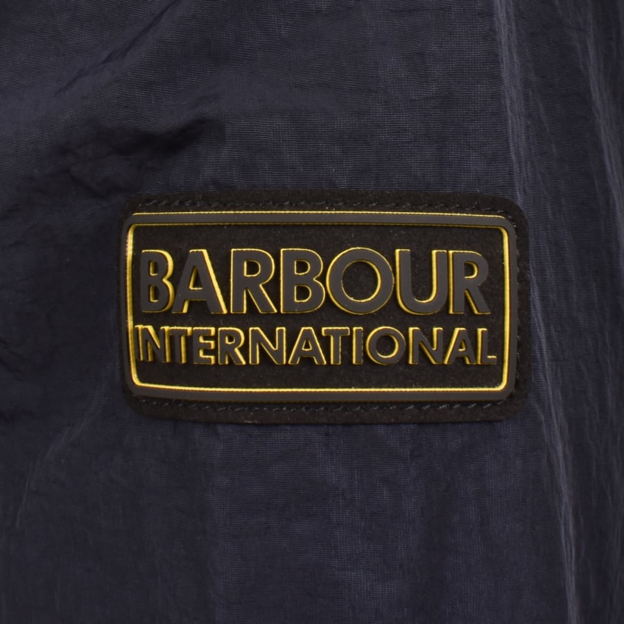 Image number 4 for Barbour International Inline Overshirt Navy