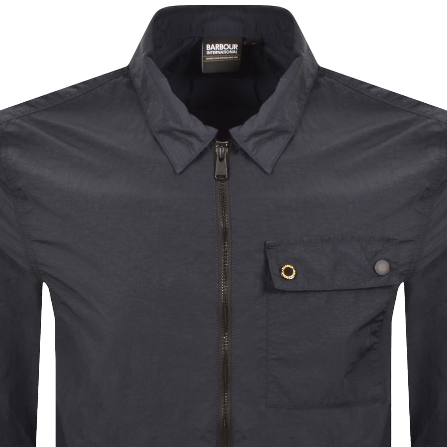 Image number 2 for Barbour International Inline Overshirt Grey